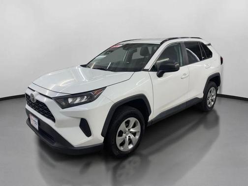 Super White 2021 Toyota RAV4 LE