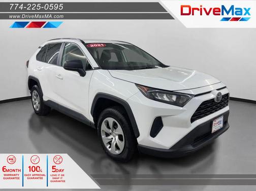 Super White 2021 Toyota RAV4 LE