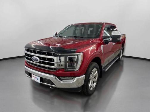 Red 2021 Ford F-150 Lariat