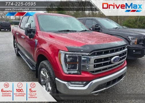 Red 2021 Ford F-150 Lariat