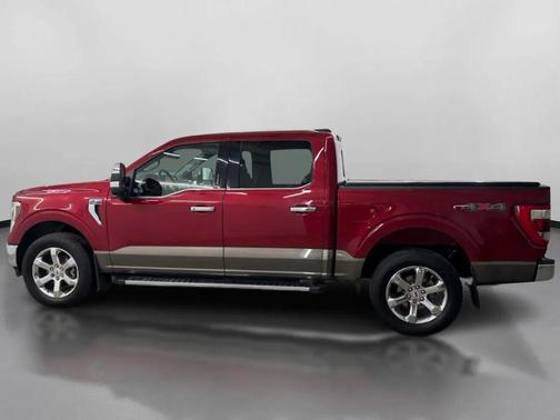 Red 2021 Ford F-150 Lariat