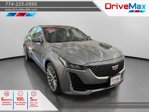 Satin Steel Metallic 2021 Cadillac CT5 Premium Luxury RWD