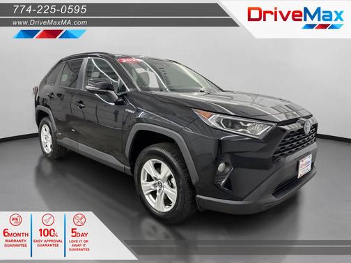 Midnight Black Metallic 2020 Toyota RAV4 Hybrid XLE