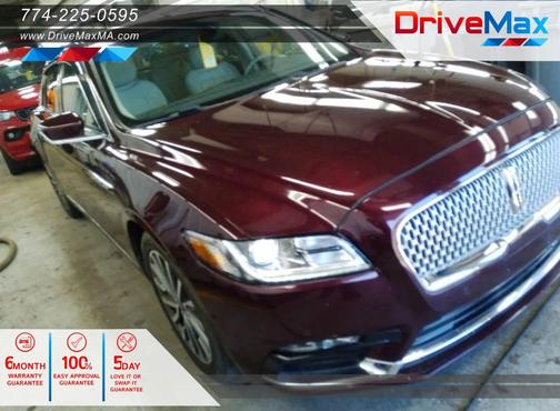 maroon 2017 Lincoln Continental Select