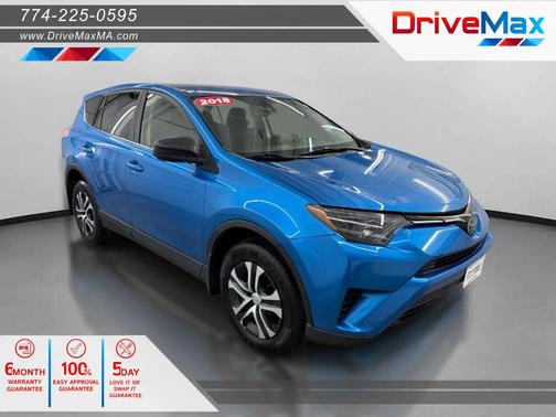 Blue 2018 Toyota RAV4 LE