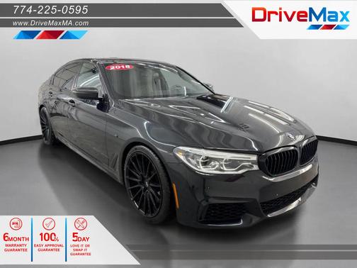 Black 2018 BMW M550 i Xdrive Sedan