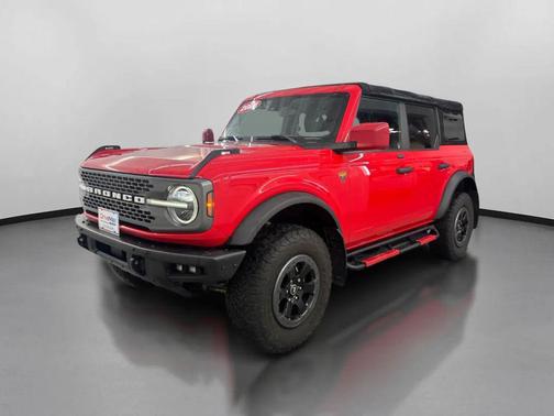 Red 2021 Ford Bronco Badlands