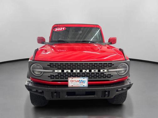 Red 2021 Ford Bronco Badlands