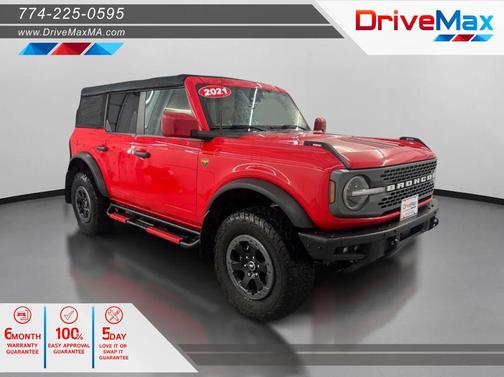 Red 2021 Ford Bronco Badlands