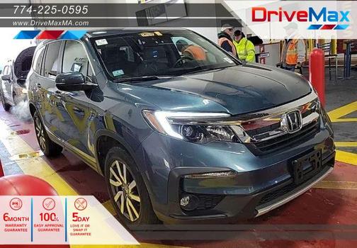 Blue 2021 Honda Pilot AWD EX