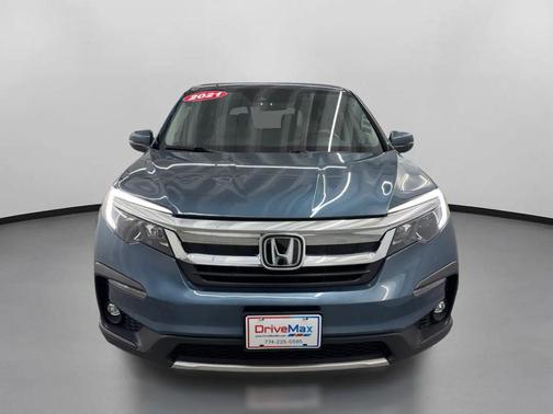 Blue 2021 Honda Pilot AWD EX