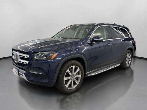 Blue 2021 Mercedes-Benz GLS 450 4MATIC