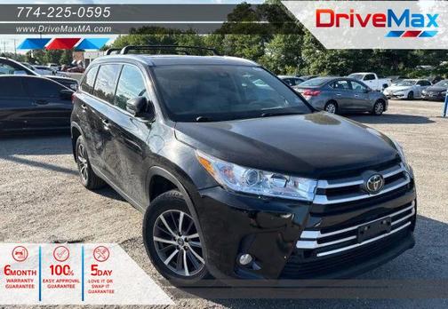 Black 2019 Toyota Highlander XLE