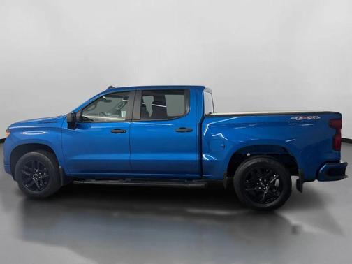 Glacier Blue Metallic 2022 Chevrolet Silverado 1500 Custom