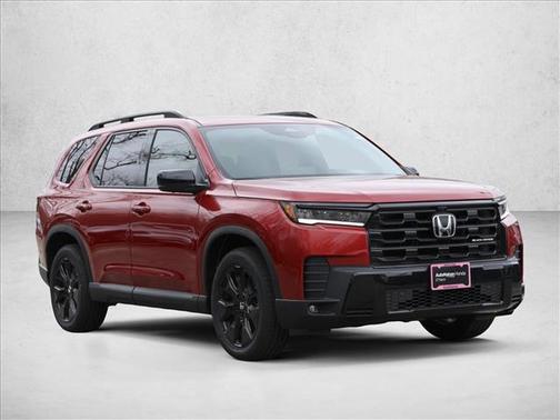 Radiant Red Metallic II 2026 Honda Pilot Black Edition