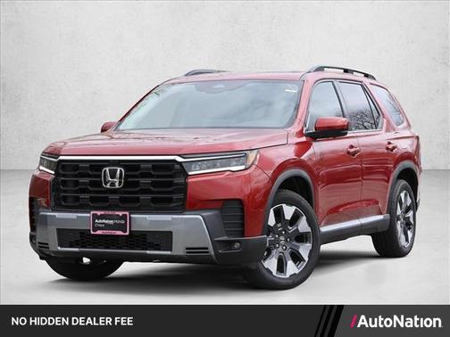 Radiant Red Metallic II 2026 Honda Pilot Touring 8-Passenger