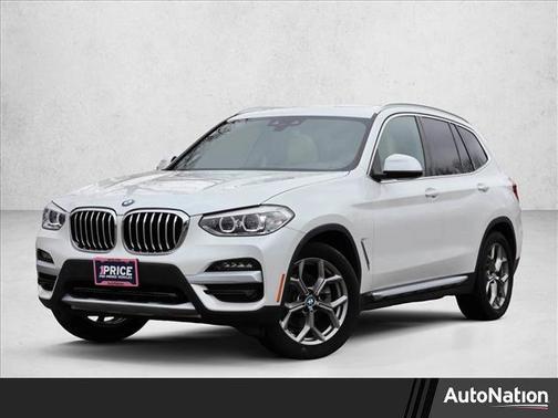 Mineral White Metallic 2020 BMW X3 xDrive30i