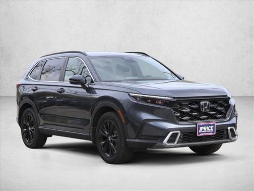 Meteorite Gray Metallic 2025 Honda CR-V Hybrid Sport Touring AWD