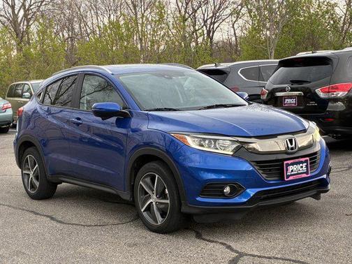 Aegean Blue Metallic 2022 Honda HR-V EX