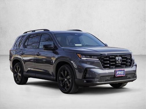 Modern Steel Metallic 2025 Honda Pilot Black Edition