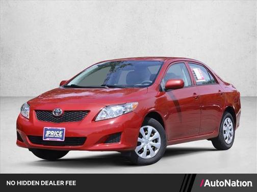 Barcelona Red Metallic 2010 Toyota Corolla LE