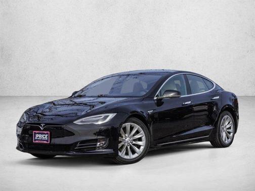 Solid Black 2016 Tesla Model S 70D