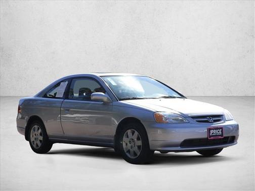 Silver/Gray 2002 Honda Civic EX