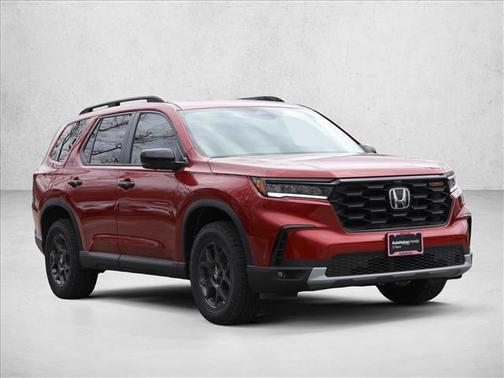 Radiant Red Metallic II 2025 Honda Pilot TrailSport