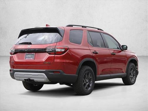 Radiant Red Metallic II 2025 Honda Pilot TrailSport