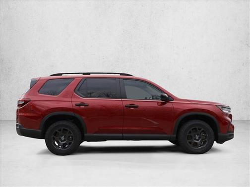 Radiant Red Metallic II 2025 Honda Pilot TrailSport