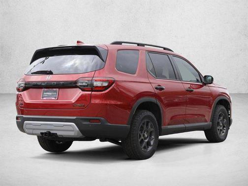 Radiant Red Metallic II 2025 Honda Pilot TrailSport