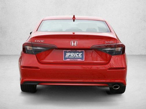 Rallye Red 2025 Honda Civic Sport
