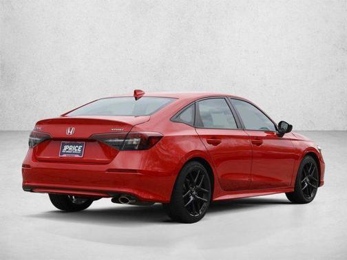 Rallye Red 2025 Honda Civic Sport
