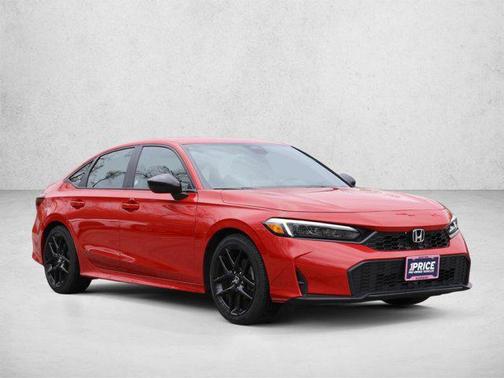Rallye Red 2025 Honda Civic Sport