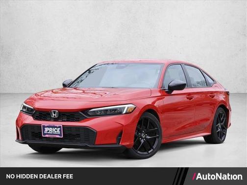 Rallye Red 2025 Honda Civic Sport