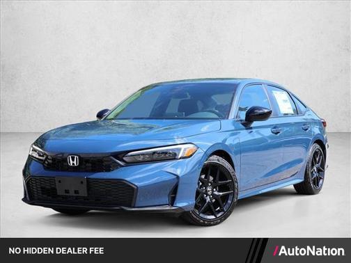 Blue Lagoon Pearl 2026 Honda Civic Sport