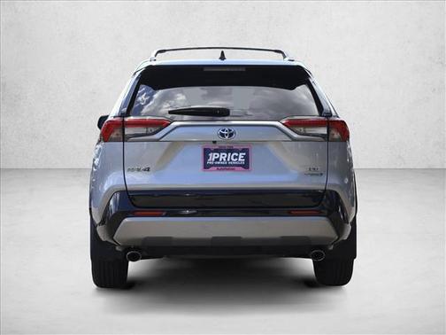 Silver Sky Metallic/Midnight Black Metallic 2023 Toyota RAV4 Hybrid SE