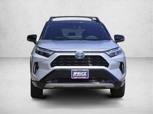 Silver Sky Metallic/Midnight Black Metallic 2023 Toyota RAV4 Hybrid SE