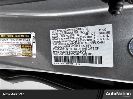 2023 Honda Odyssey Elite