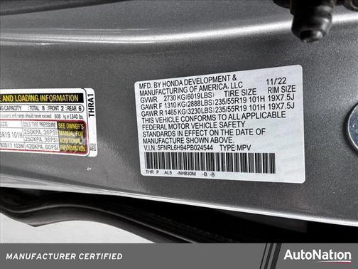 2023 Honda Odyssey Elite