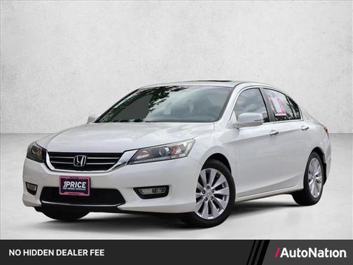 White Orchid Pearl 2013 Honda Accord EX-L