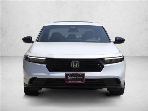 Platinum White Pearl 2026 Honda Accord Hybrid Sport-L