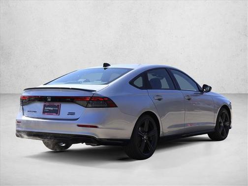 Solar Silver Metallic 2026 Honda Accord Hybrid Sport-L