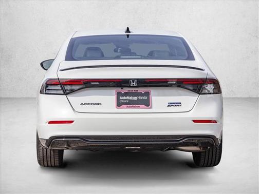 Platinum White Pearl 2026 Honda Accord Hybrid Sport-L