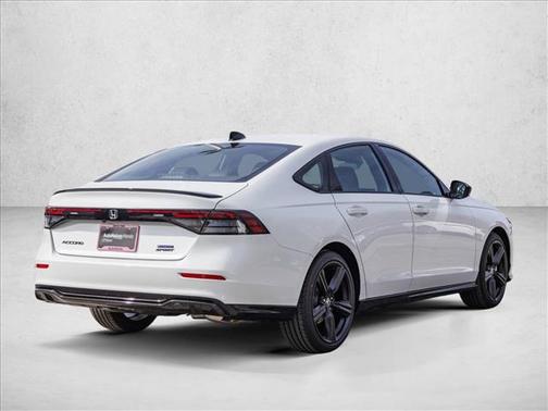 Platinum White Pearl 2026 Honda Accord Hybrid Sport-L