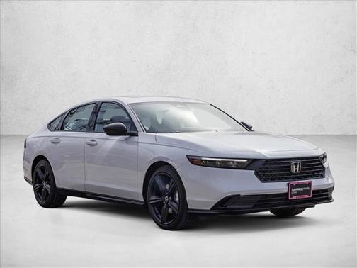 Platinum White Pearl 2026 Honda Accord Hybrid Sport-L