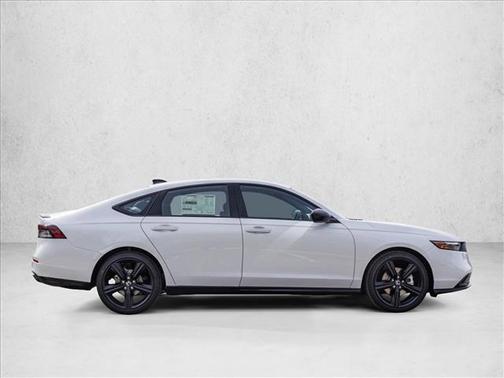 Platinum White Pearl 2026 Honda Accord Hybrid Sport-L