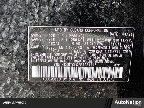 2024 Subaru Outback Onyx Edition XT