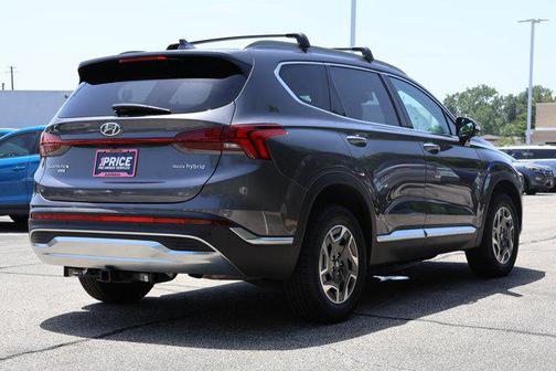 Portofino Gray 2022 Hyundai SANTA FE HEV Blue