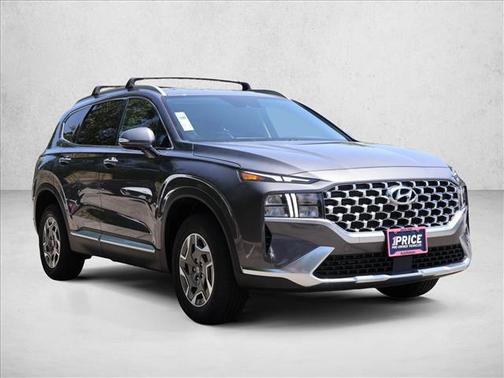 Portofino Gray 2022 Hyundai SANTA FE HEV Blue